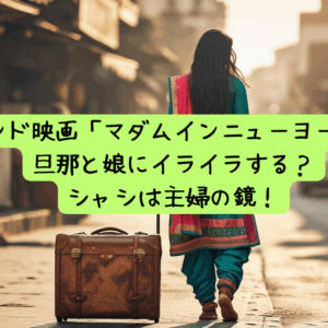 インド映画「マダムインニューヨーク」旦那と娘にイライラする⁈シャシは主婦の鏡！