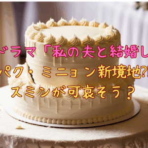韓国ドラマ「私の夫と結婚して」パク・ミニョン新境地⁈スミンが可哀そう？